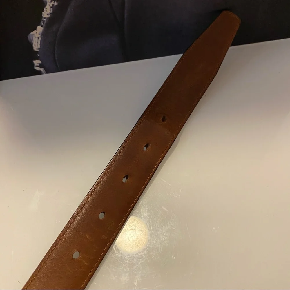 Vintage‎ Coach brown leather belt